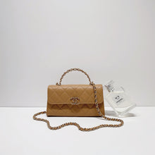 将图片加载到图库查看器,No.4181-Chanel Chain Match Top Handle Clutch With Chain (Brand New / 全新貨品)