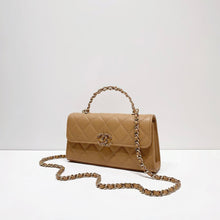 将图片加载到图库查看器,No.4181-Chanel Chain Match Top Handle Clutch With Chain (Brand New / 全新貨品)
