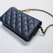 将图片加载到图库查看器,No.3929-Chanel Caviar Fit For You Phone Holder With Chain (Brand New / 全新貨品)