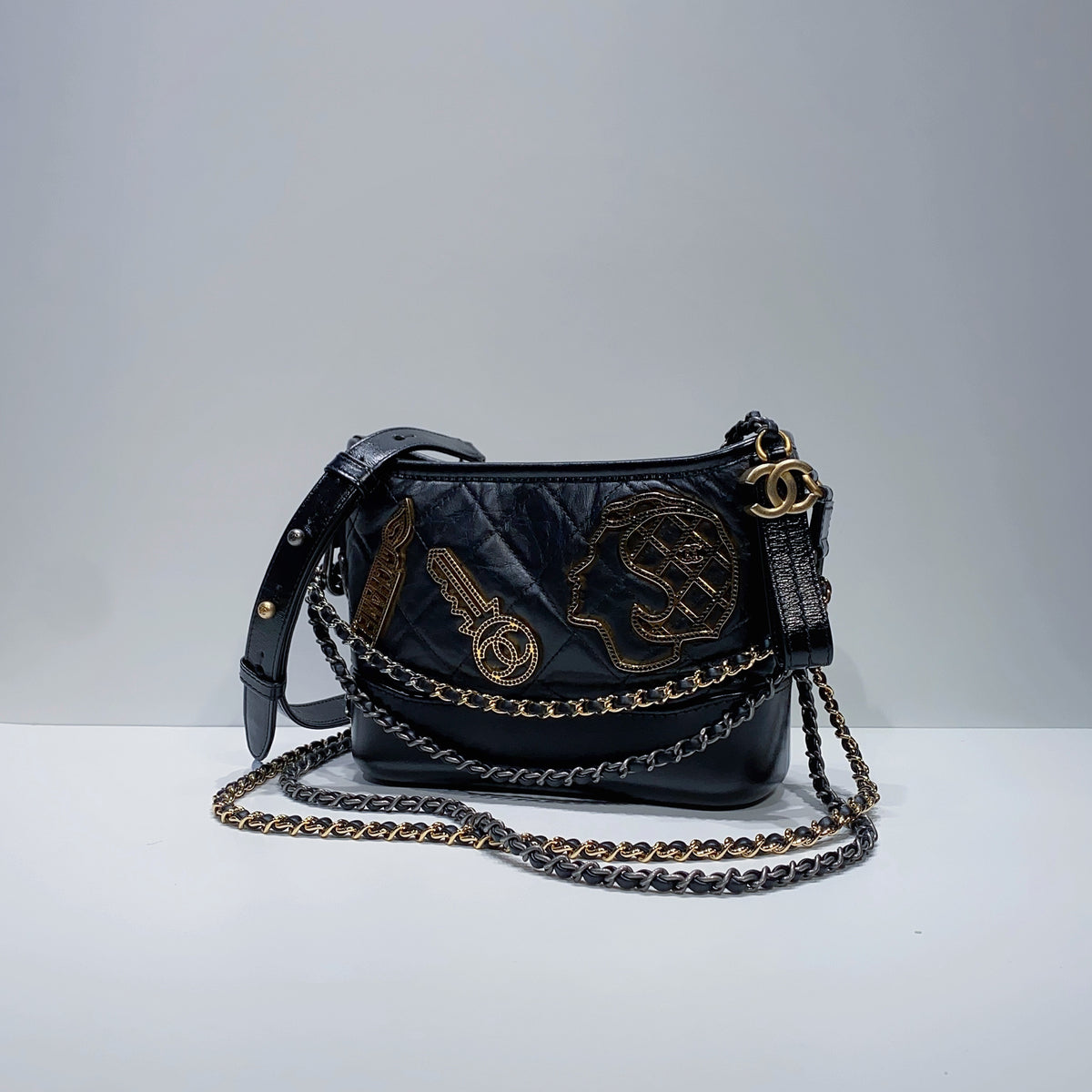 Chanel Small Charms Gabrielle Hobo