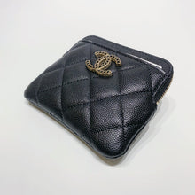将图片加载到图库查看器,No.4124-Chanel Caviar Girly Strass Zipped Coins Purse (Brand New / 全新貨品)