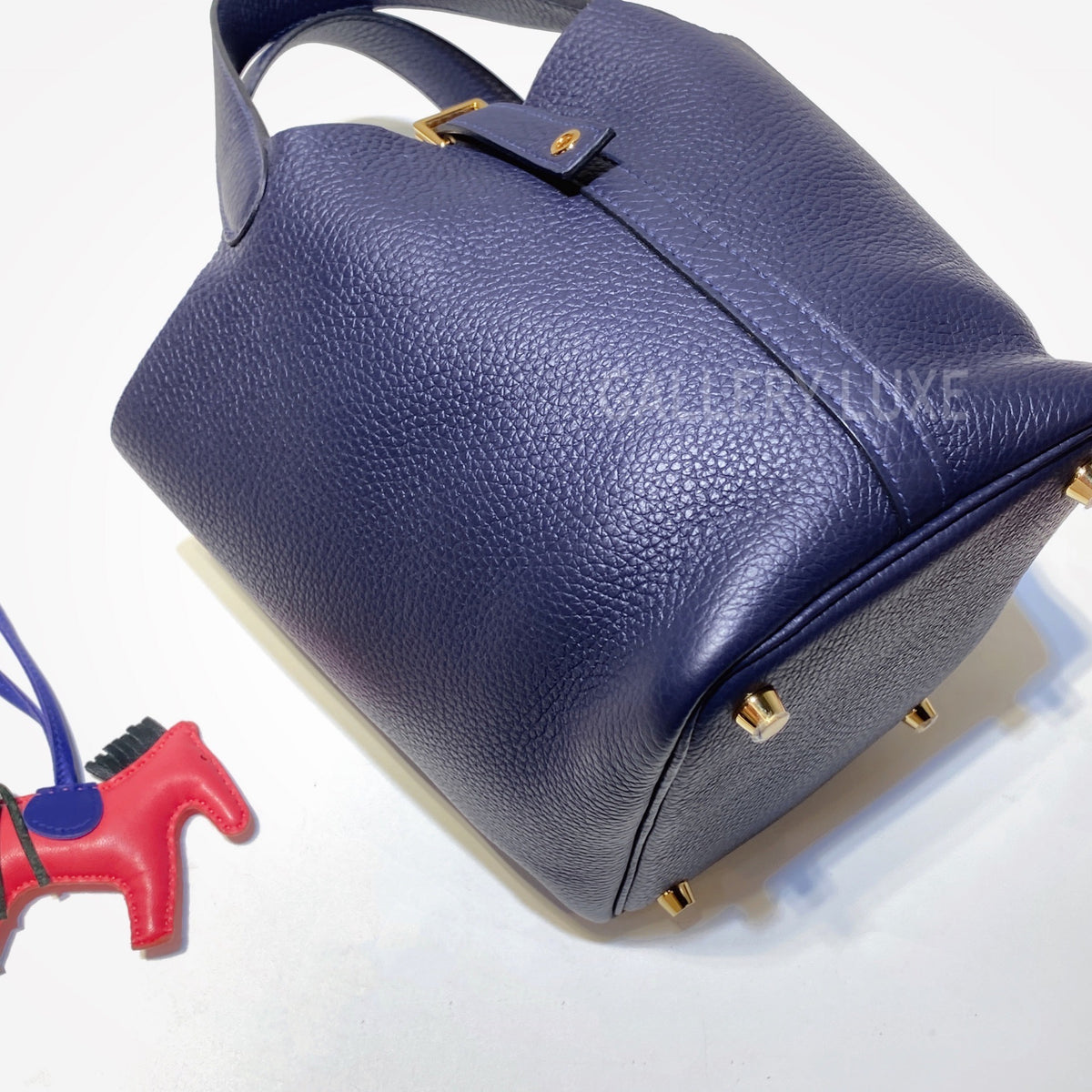 Hermes Picotin 18 Gold Hardware Blue Sapphire