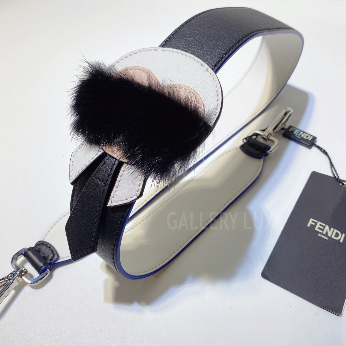 No.3352-Fendi Leather Strap You Karl Lagerfeld Bag Strap (Unused 