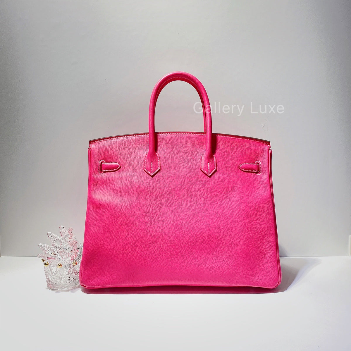 Hermes Birkin 25 Bag e5 Rose Tyrien Epsom PHW