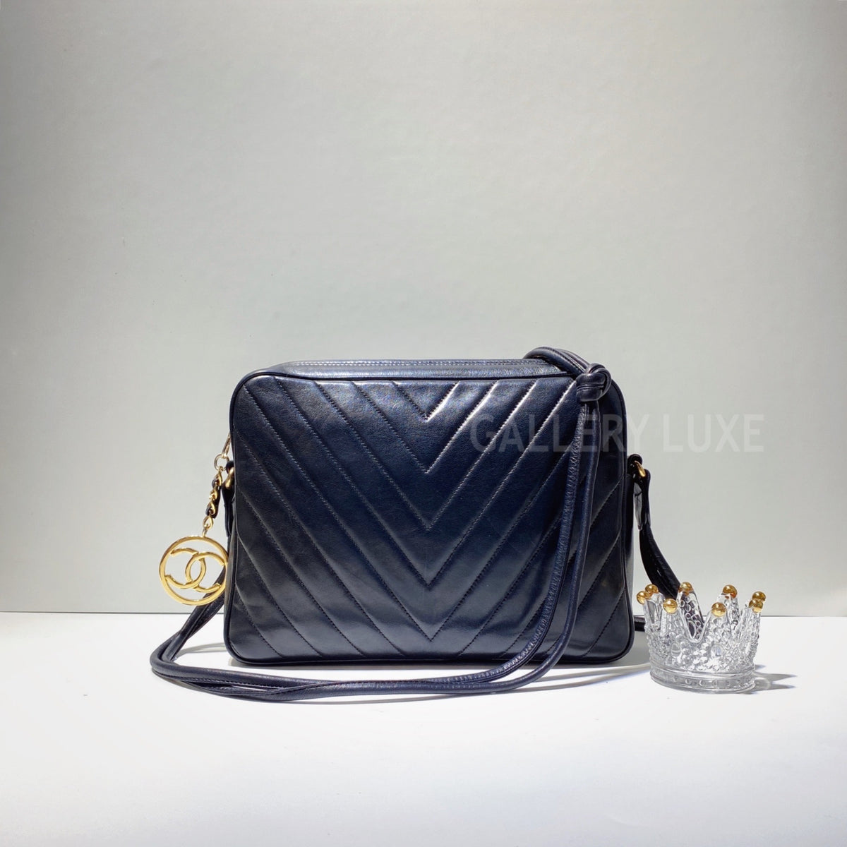 Chanel camera bag chevron Clearance