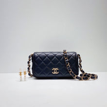 이미지를 갤러리 뷰어에 로드 , No.001305-Chanel All About Crochet Phone Holder With Chain (Brand New / 全新)