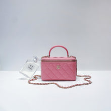 將圖片載入圖庫檢視器 No.3673-Chanel Timeless Classic Handle Vanity With Chain (Brand New / 全新貨品)