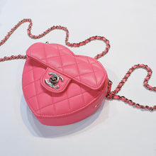 이미지를 갤러리 뷰어에 로드 , No.001342-2-Chanel CC In Love Heart Clutch With Chain (Brand New / 全新貨品)