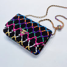 이미지를 갤러리 뷰어에 로드 , No.001342-1-Chanel Tweed Pearl Crush Wallet On Chain (Brand New / 全新貨品)