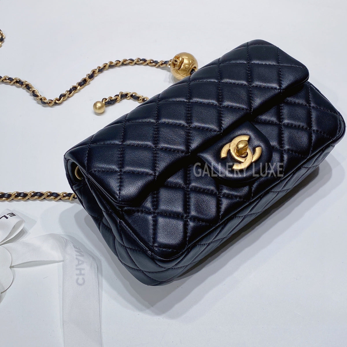 小物 CHANEL No.3481-Chanel Pearl Crush Mini Flap Bag 20cm – Gallery Luxe Limited