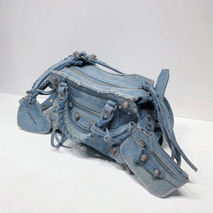 No.4493-Balenciaga Denim Neo Cagloe XS Handbag