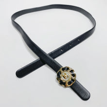 将图片加载到图库查看器，No.4266-Chanel Metal &amp; Pearl Leather Belt
