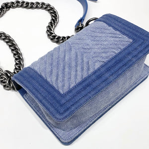 No.4518-Chanel Denim Small Boy 20cm