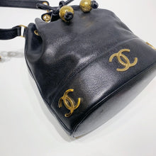 Load image into Gallery viewer, No.3976-Chanel Vintage Caviar Triple CC Bucket Bag
