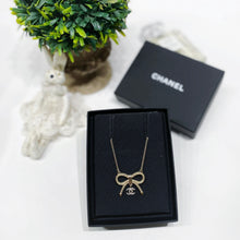 Load image into Gallery viewer, No.4464-Chanel Ribbon Coco Mark Necklace&nbsp; (Unused / 未使用品)
