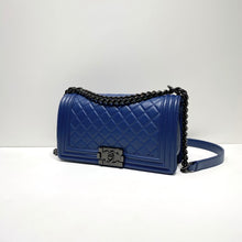 将图片加载到图库查看器，No.4308-Chanel Calfskin So Black Boy 25cm
