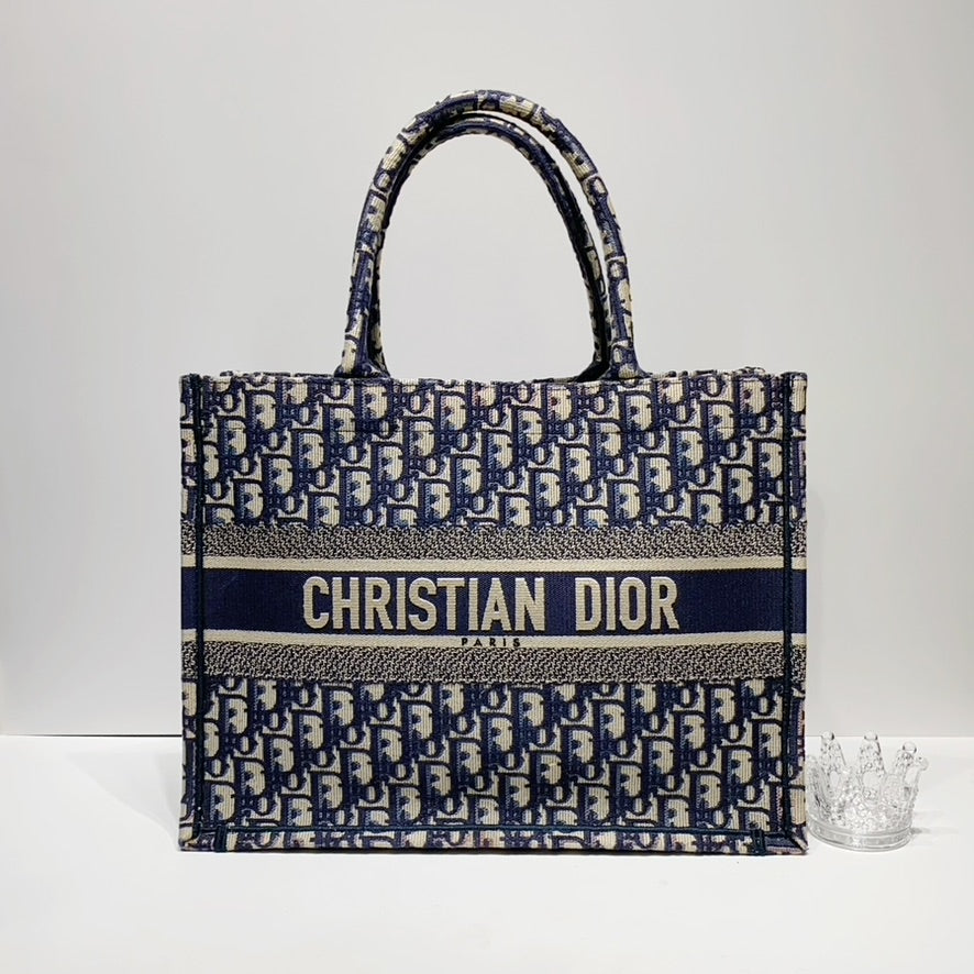 No.4338-Dior Medium Oblique Embroidery Book Tote