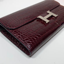 Load image into Gallery viewer, No.04565-Hermes Shiny Alligator  Constance Long Wallet
