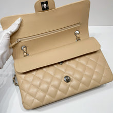 Load image into Gallery viewer, No.001707-4-Chanel Caviar Medium Timeless Classic Flap Bag 25cm
