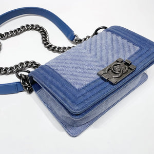 No.4518-Chanel Denim Small Boy 20cm