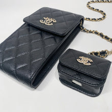 Charger l&#39;image dans la galerie, No.4486-Chanel Phone &amp; AirPods Pro Case With Chain
