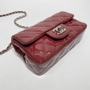 No.4345-Chanel Patent Timeless Classic Mini Flap Bag