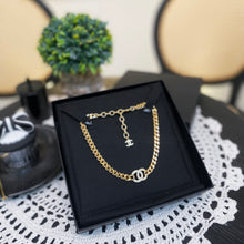 Load image into Gallery viewer, No.4480-Chanel Metal &amp; Crystal CC Chocker (Unused/ 未使用品)
