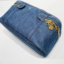 画像をギャラリービューアに読み込む, No.3651-Chanel Vintage Denim Large Vanity Case
