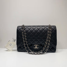 Load image into Gallery viewer, No.003007-Chanel Caviar Timeless Classic Maxi Jumbo Flap Bag
