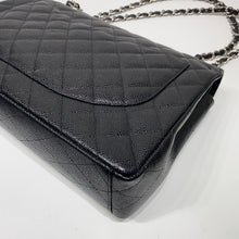 Load image into Gallery viewer, No.003007-Chanel Caviar Timeless Classic Maxi Jumbo Flap Bag
