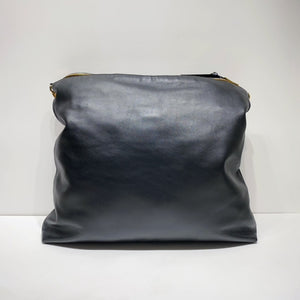 No.4355-Miu Miu Black Leather Tote Bag