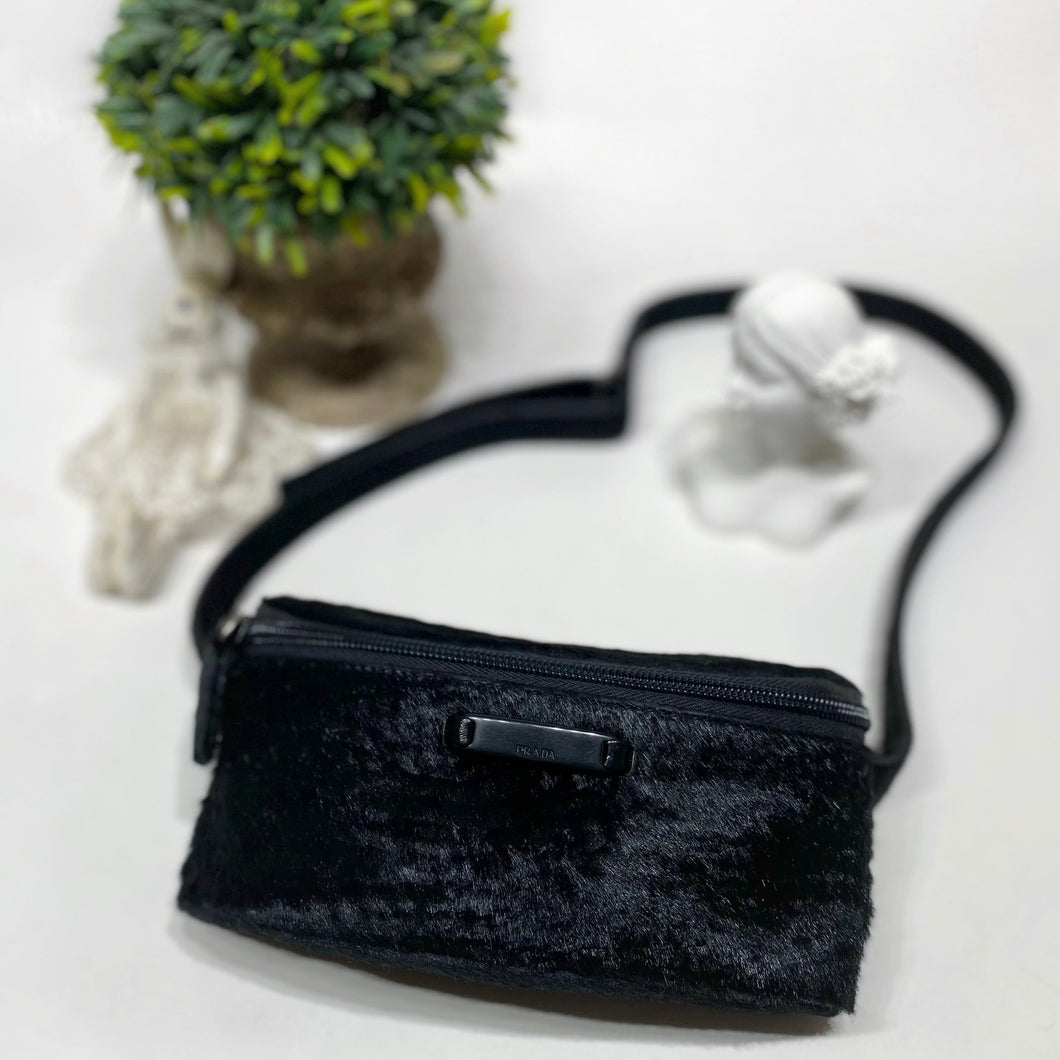 No.4506-Prada Horse Hair Belt Bag
