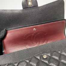 Load image into Gallery viewer, No.003007-Chanel Caviar Timeless Classic Maxi Jumbo Flap Bag
