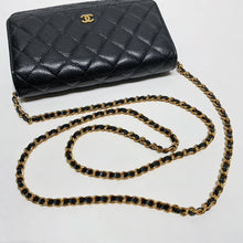 将图片加载到图库查看器，No.001693-Chanel Caviar Timeless Classic Wallet On Chain
