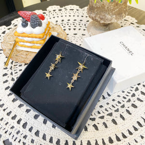 No.4455-Chanel Metal Star Earrings