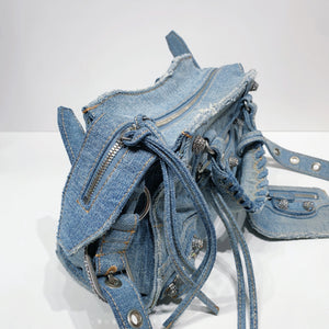 No.4493-Balenciaga Denim Neo Cagloe XS Handbag