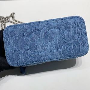 No.4421-Chanel Denim Sweet Heart Vanity With Chain (Unused / 未使用品)