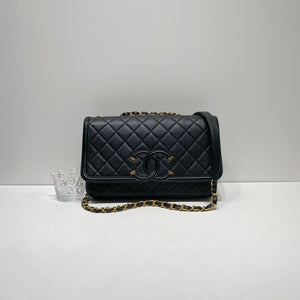 No.4312-Chanel Large CC Filigree Flap Bag