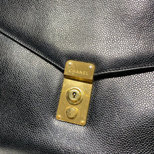 No.2166-Chanel Vintage Caviar Briefcase