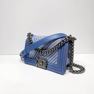 No.4518-Chanel Denim Small Boy 20cm