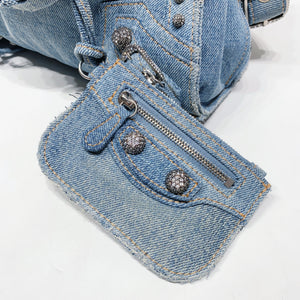 No.4493-Balenciaga Denim Neo Cagloe XS Handbag