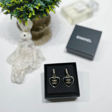 Load image into Gallery viewer, No.4317-Chanel Metal Pendant Heart Earrings
