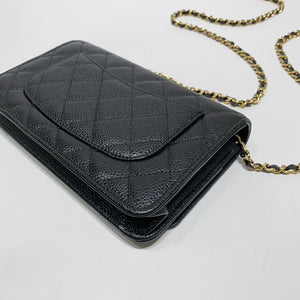 No.4415-Chanel Caviar Timeless Classic Wallet On Chain (Brand New/全新)