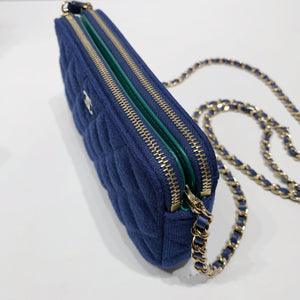 No.4517-Chanel Jersey Clutch With Chain