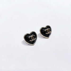 No.4316-Chanel Metal Heart Earrings