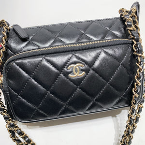 No.001692-Chanel Timeless Classic Clutch With Chain