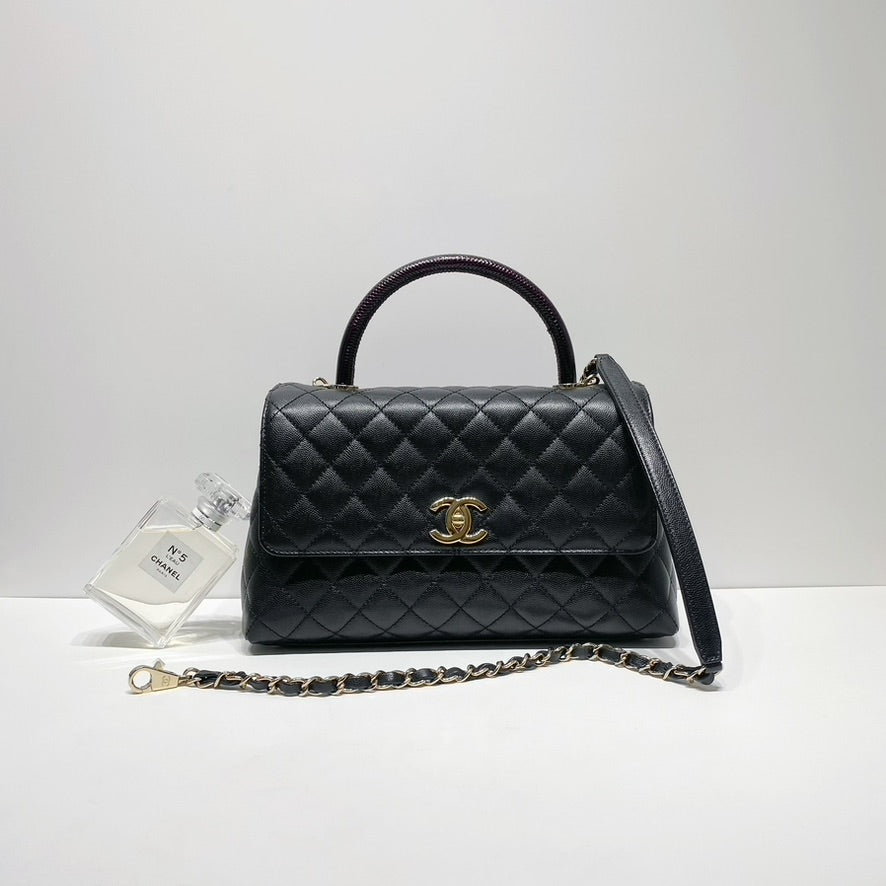 Chanel Medium Caviar Coco Handle