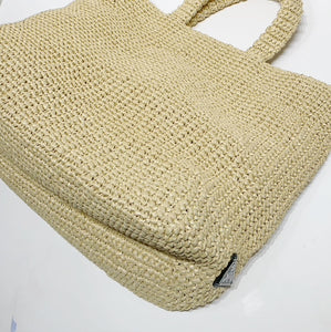 No.4352-Prada Crochet Tote Bag