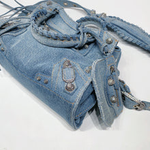 画像をギャラリービューアに読み込む, No.4493-Balenciaga Denim Neo Cagloe XS Handbag
