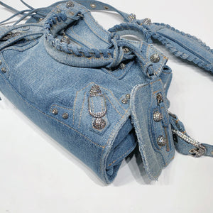 No.4493-Balenciaga Denim Neo Cagloe XS Handbag